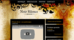 Desktop Screenshot of noirsilence.com