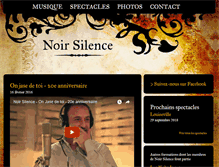 Tablet Screenshot of noirsilence.com